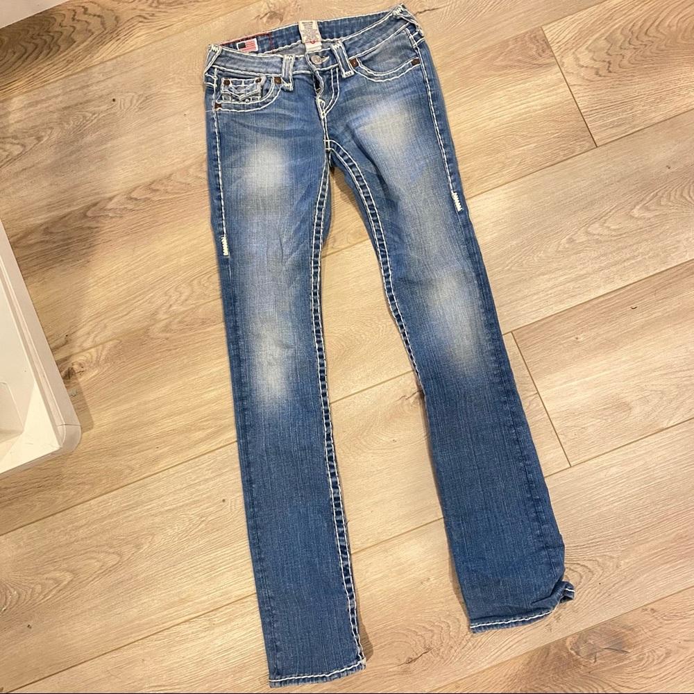 True religion low rise jeans